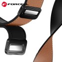 Pasek do Samsung Galaxy Watch Forcell F-Design FS20 magnetyczny skóra ekologiczna 20 mm brązowy