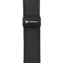 Pasek do Samsung Galaxy Watch Forcell F-Design FS20 magnetyczny skóra ekologiczna 20 mm czarny