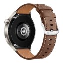 Pasek do Samsung Galaxy Watch Forcell F-Design FS21 dziurki skóra ekologiczna 20 mm brązowy