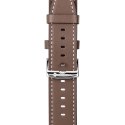 Pasek do Samsung Galaxy Watch Forcell F-Design FS21 dziurki skóra ekologiczna 20 mm brązowy