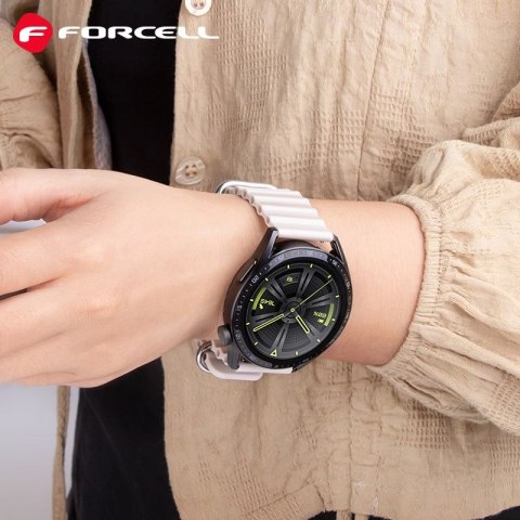 Pasek do Samsung Galaxy Watch Forcell Forcell F-Design FS01 dziurki silikon 20 mm gwiezdny
