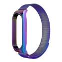 Pasek metalowy METAL do XIAOMI Mi Band 5 / 6 wielokolorowy (05)