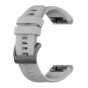 Pasek silikonowy do GARMIN FENIX 3 / 3HR / 5X / 6X / 6X Pro / 7X / 7X Pro szary (12)
