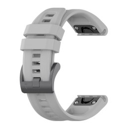 Pasek silikonowy do GARMIN FENIX 3 / 3HR / 5X / 6X / 6X Pro / 7X / 7X Pro szary (12)