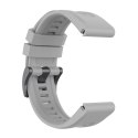 Pasek silikonowy do GARMIN FENIX 3 / 3HR / 5X / 6X / 6X Pro / 7X / 7X Pro szary (12)