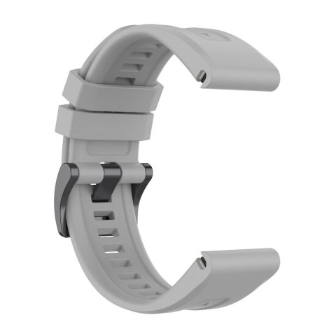 Pasek silikonowy do GARMIN FENIX 3 / 3HR / 5X / 6X / 6X Pro / 7X / 7X Pro szary (12)