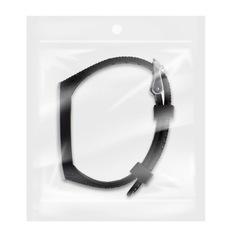 Pasek z elastomeru LIFESTYLE do XIAOMI Mi Band 5 / 6 czarny (03)
