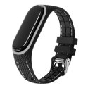 Pasek z elastomeru LIFESTYLE do XIAOMI Mi Band 7 czarny (03)