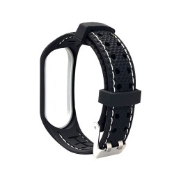 Pasek z elastomeru LIFESTYLE do XIAOMI Mi Band 7 czarny (03)