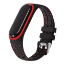 Pasek z elastomeru LIFESTYLE do XIAOMI Mi Band 7 czarny (04)