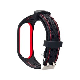 Pasek z elastomeru LIFESTYLE do XIAOMI Mi Band 7 czarny (04)