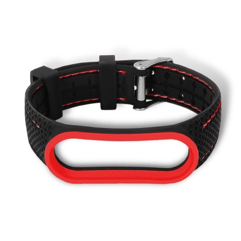 Pasek z elastomeru LIFESTYLE do XIAOMI Mi Band 7 czarny (04)