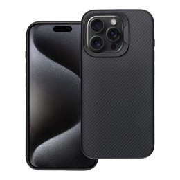 Etui na iPhone 15 PRO Carbon Elite Mag Cover zgodny z MagSafe czarny