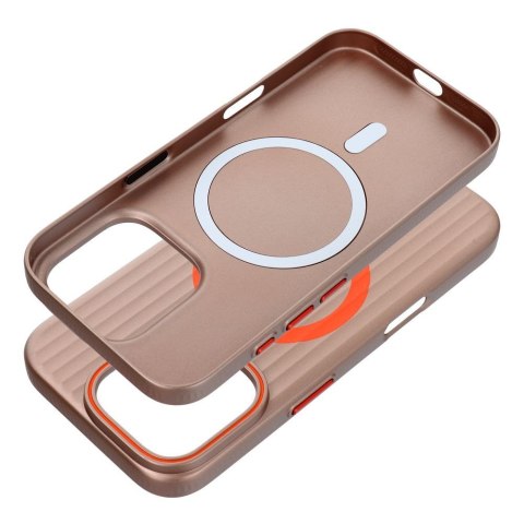 Futerał do iPhone 15 PRO MAX Simply zgodny z MagSafe tytanowy pustynny