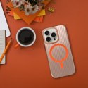 Futerał do iPhone 15 PRO MAX Simply zgodny z MagSafe tytanowy pustynny