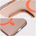 Futerał do iPhone 15 PRO MAX Simply zgodny z MagSafe tytanowy pustynny