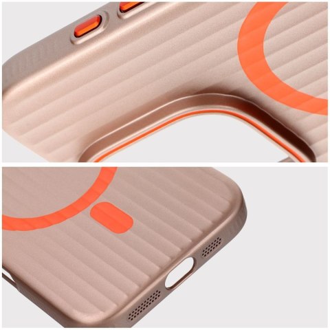Futerał do iPhone 15 PRO MAX Simply zgodny z MagSafe tytanowy pustynny