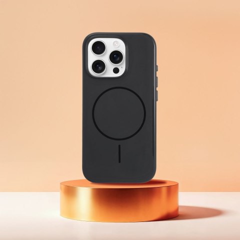 Etui na IPHONE 16 PLUS Premium Glossy Mag Cover zgodny z MagSafe i Camera Control button czarne