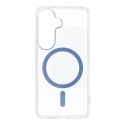 Etui na Samsung S26 Drop Glue Colorful Ring Mag Cover zgodny z MagSafe jasnoniebieskie