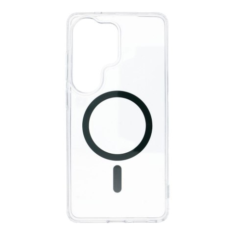Etui na Samsung S26 ULTRA Drop Glue Colorful Ring Mag Cover zgodny z MagSafe ciemnozielone
