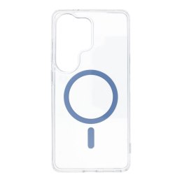 Etui na Samsung S26 ULTRA Drop Glue Colorful Ring Mag Cover zgodny z MagSafe jasnoniebieskie