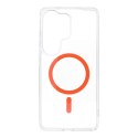 Etui na Samsung S26 ULTRA Drop Glue Colorful Ring Mag Cover zgodny z MagSafe pomarańczowe