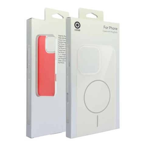 Etui na iPhone 14 PLUS Glossy Mag Cover zgodny z MagSafe białe