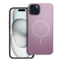 Etui na iPhone 15 PLUS Glossy Mag Cover zgodny z MagSafe fioletowe