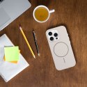 Etui na iPhone 16 PRO Premium Glossy Mag Cover zgodny z MagSafe i Camera Control button białe