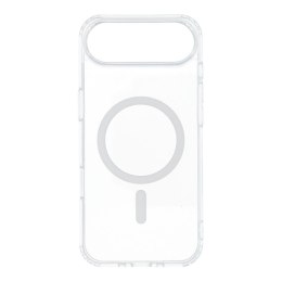 Etui na iPhone 17 AIR Drop Glue Colorful Ring Mag Cover zgodny z MagSafe białe