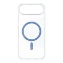 Etui na iPhone 17 AIR Drop Glue Colorful Ring Mag Cover zgodny z MagSafe jasnoniebieskie