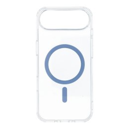 Etui na iPhone 17 AIR Drop Glue Colorful Ring Mag Cover zgodny z MagSafe jasnoniebieskie