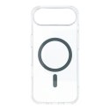 Etui na iPhone 17 AIR Drop Glue Colorful Ring Mag Cover zgodny z MagSafe szare