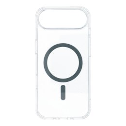 Etui na iPhone 17 AIR Drop Glue Colorful Ring Mag Cover zgodny z MagSafe szare