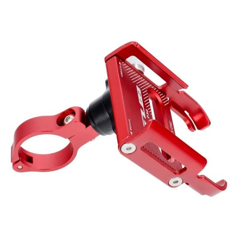 GUB uchwyt rowerowy na kierownicę P30 Aluminium czerwony