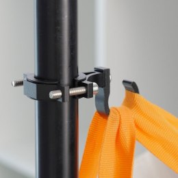 Hak uchwyt na zakupy do roweru / hulajnogi aluminiowy FS366-004 czarny