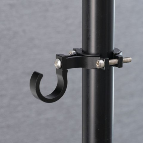 Hak uchwyt na zakupy do roweru / hulajnogi aluminiowy FS366-004 czarny
