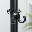 Hak uchwyt na zakupy podwójny do roweru / hulajnogi aluminiowy FS366-005 czarny