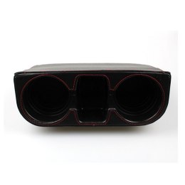 Uchwyt na kubki między fotele czarny