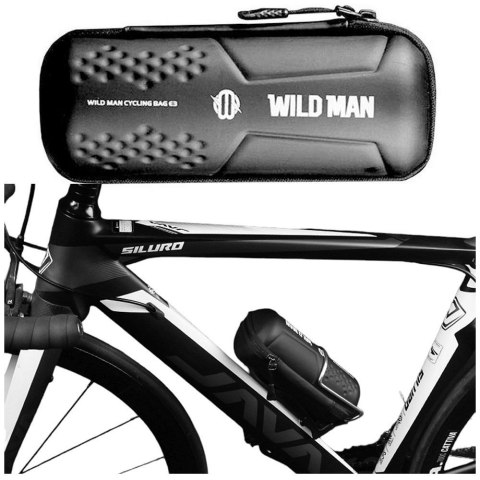 WILDMAN sakwa rowerowa do uchwytu na bidon 0,8L E3 czarna