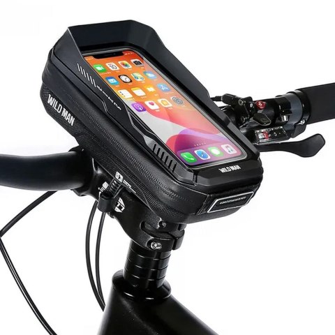 WILDMAN sakwa rowerowa na kierownicę na zamek 0,6L (4" - 7") XT3 czarna