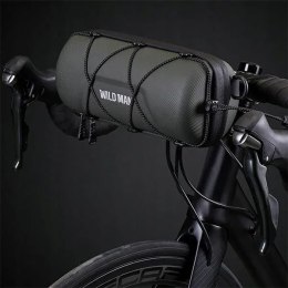 WILDMAN sakwa rowerowa na kierownicę na zamek 2L GD7X zielona