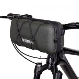 WILDMAN sakwa rowerowa na kierownicę na zamek 2L GD8 zielona