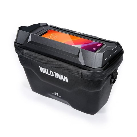 WILDMAN sakwa rowerowa na kierownicę na zamek 3L (4"-7") XT8 czarna