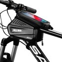 WILDMAN sakwa rowerowa na ramę na zamek 1,2L (4"-7") ES6 czarna