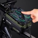 WILDMAN sakwa rowerowa na ramę na zamek 1L (4" - 7") GX200 zielona