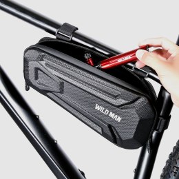 WILDMAN sakwa rowerowa pod ramę na zamek 1,8L XT9 czarna