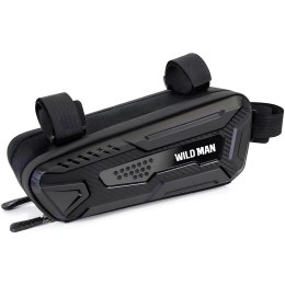 WILDMAN sakwa rowerowa pod ramę na zamek 1L M40 czarna