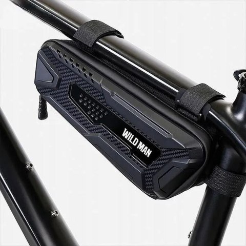 WILDMAN sakwa rowerowa pod ramę na zamek 1L M40 czarna