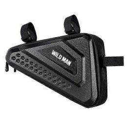 WILDMAN sakwa rowerowa pod ramę na zamek 2,5L ES19 czarna